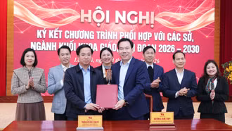 Ban Tuyên giáo và Dân vận Tỉnh ủy ký kết chương trình phối hợp với các sở, ngành khối khoa giáo