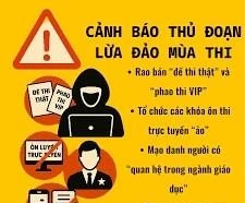 Cảnh giác trước thủ đoạn lừa đảo "bao đỗ", "nâng điểm", "can thiệp kết quả thi"