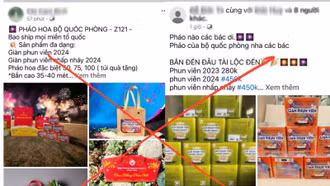 Người dân không được phép kinh doanh pháo hoa Bộ Quốc phòng