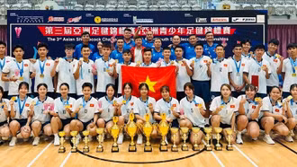 Đội tuyển đá cầu Việt Nam giành 7 HCV để xếp nhất giải vô địch châu Á 2025