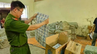 Công an Nghệ An triệt phá đường dây kem đánh răng, dầu gội giả