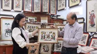 Hành trình đưa tranh dân gian Đông Hồ vươn ra thế giới