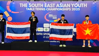 Bóng bàn trẻ Việt Nam kết thúc thi đấu giải Đông Nam Á 2025 với 6 huy chương