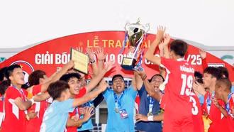 Thắng U19 SLNA, U19 PVF vô địch Quốc gia 2025