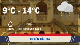 Bắc Hà đêm có lúc có mưa nhỏ