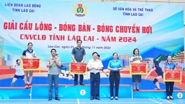 Bế mạc Giải cầu lông, bóng bàn, bóng chuyền hơi CNVCLĐ tỉnh năm 2024