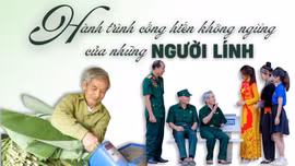 Hành trình cống hiến không ngừng của những người lính