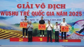 Đoàn Hà Nội giành giải Nhất toàn đoàn tại Giải Vô địch Wushu trẻ quốc gia năm 2025
