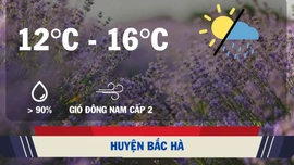 Các địa phương có mưa nhỏ rải rác, trời rét