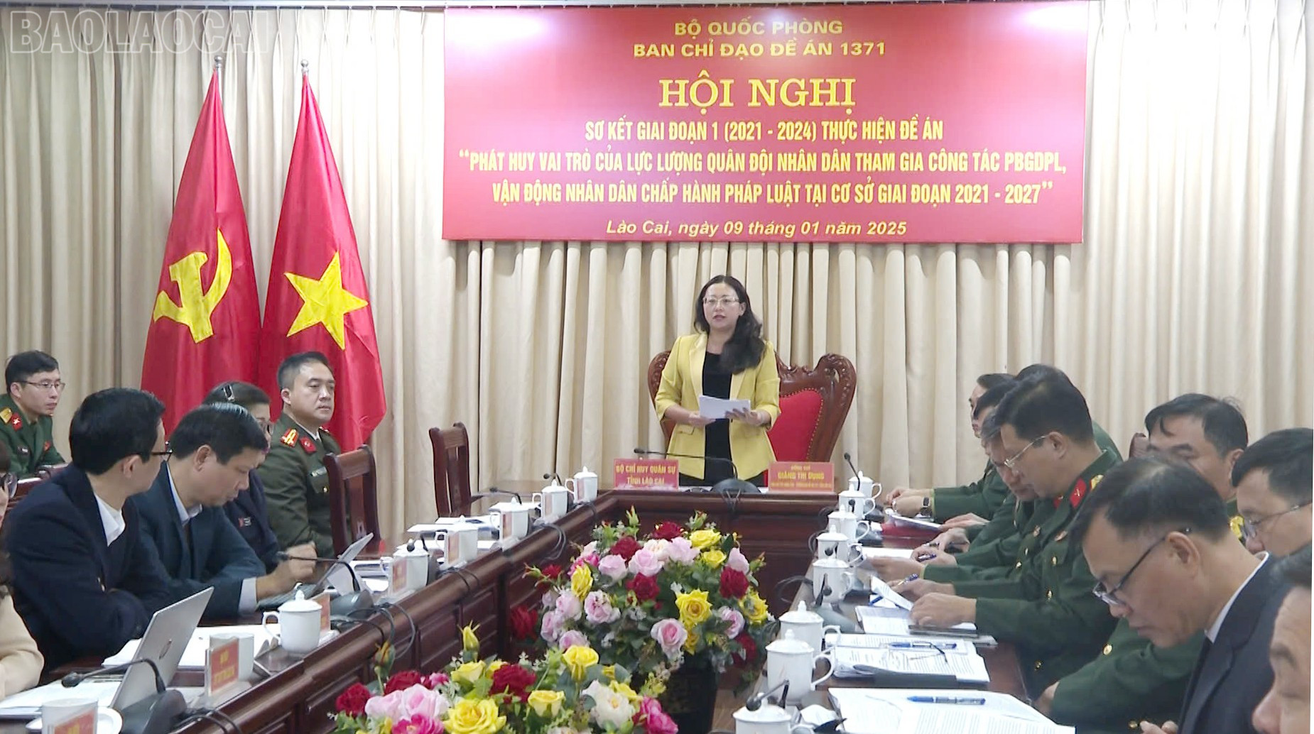 Quang cảnh hội nghị tại điểm cầu tỉnh Lào Cai. baolaocai-tl_z6211320860476-0ffbb300815b73a112aa8250faa6a775.jpg