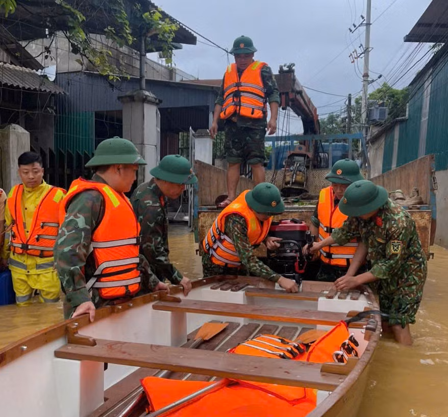 Các phương tiện được sử dụng để thực hiện nhiệm vụ.