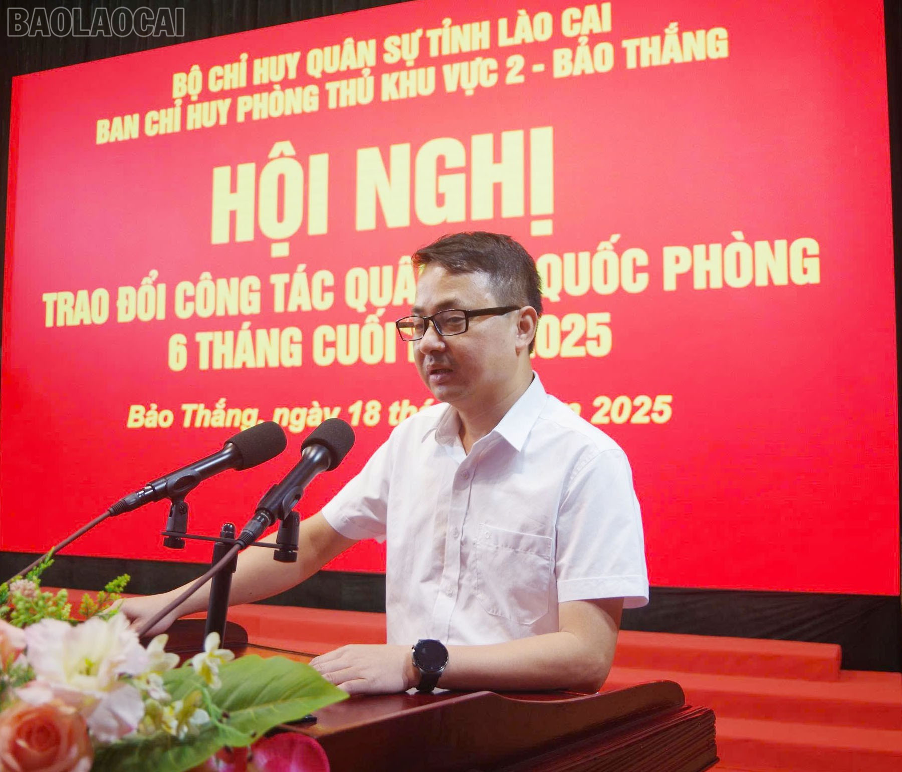 Đại biểu phát biểu tại hội nghị. baolaocai-tl_z7025338605802-b7886f0b5764d690a3cde08420c3ab07.jpg