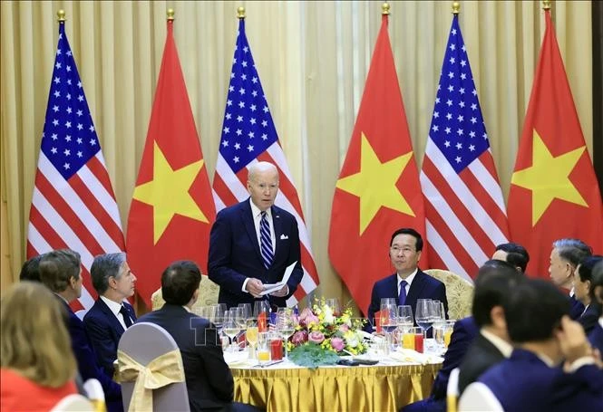 Tổng thống Hoa Kỳ Joe Biden phát biểu.