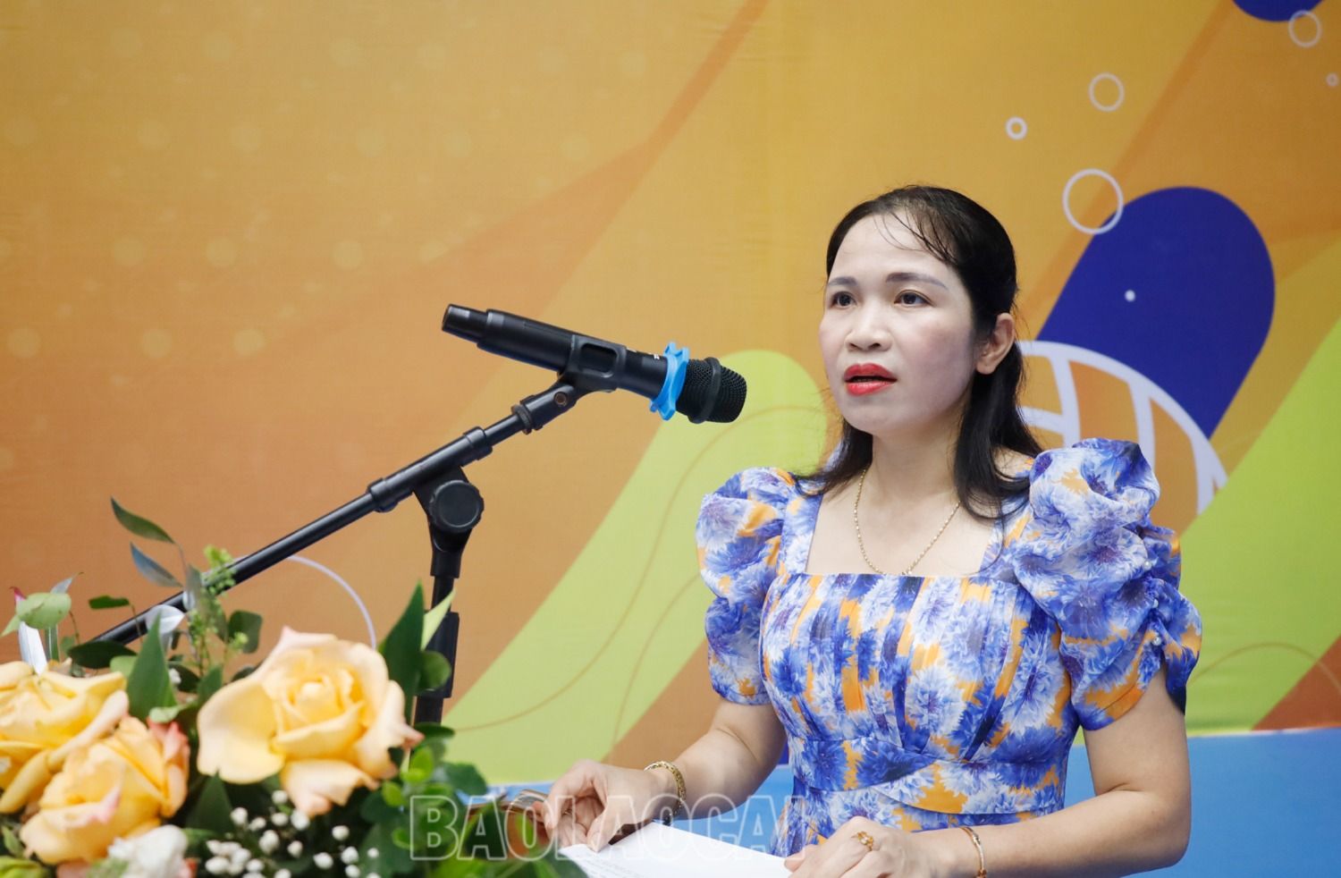Lãnh đạo Sở Tài nguyên và Môi trường, Trưởng khối các ngành quản lý kinh tế tổng hợp năm 2023 phát biểu bế mạc giải. 3.jpg