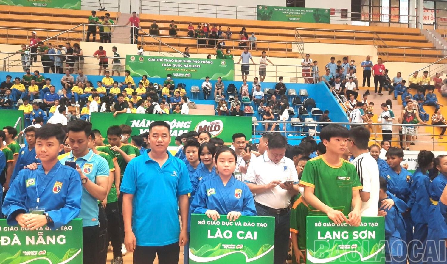Đoàn vận động viên Lào Cai tham dự giải. 2a.jpg