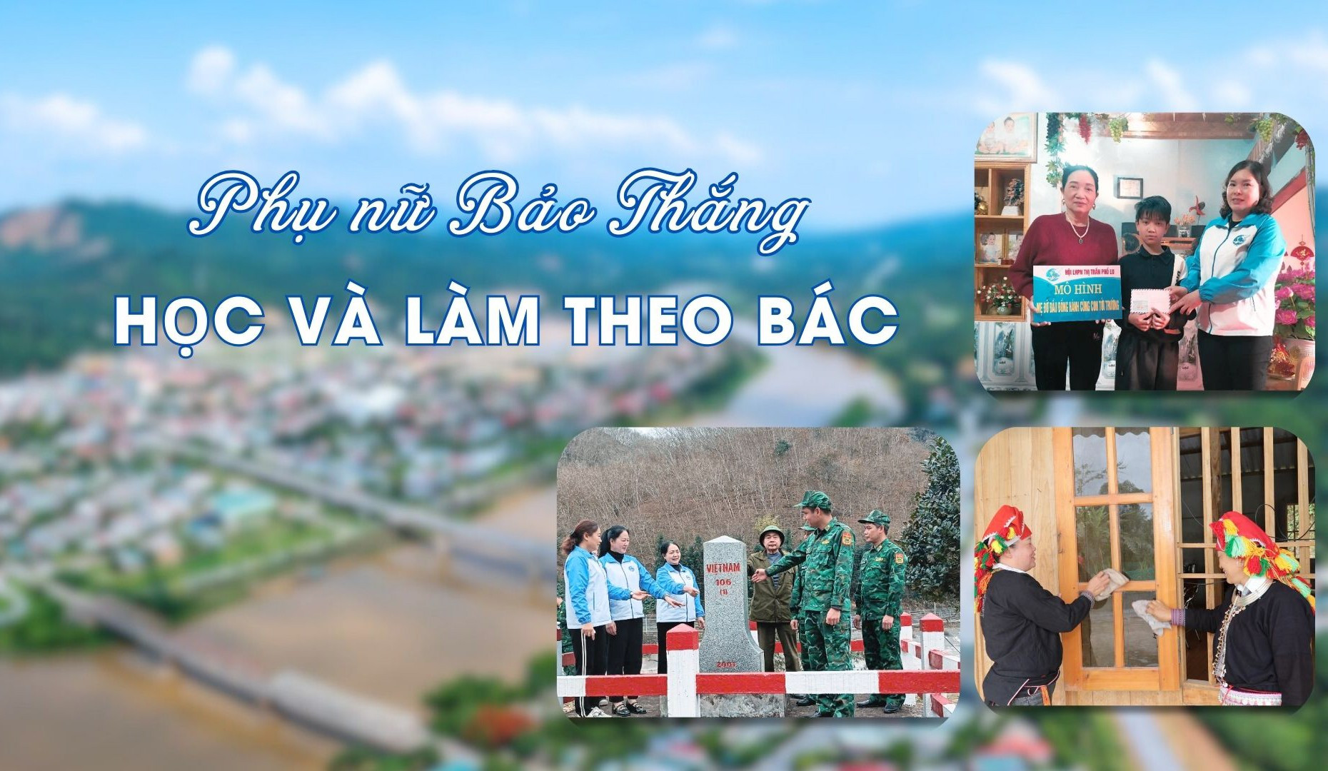 Phụ nữ Bảo Thắng học và làm theo Bác