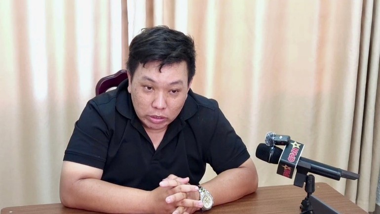 Đối tượng Đặng Ngọc Minh khai nhận hành vi vi phạm. qd-2.jpg