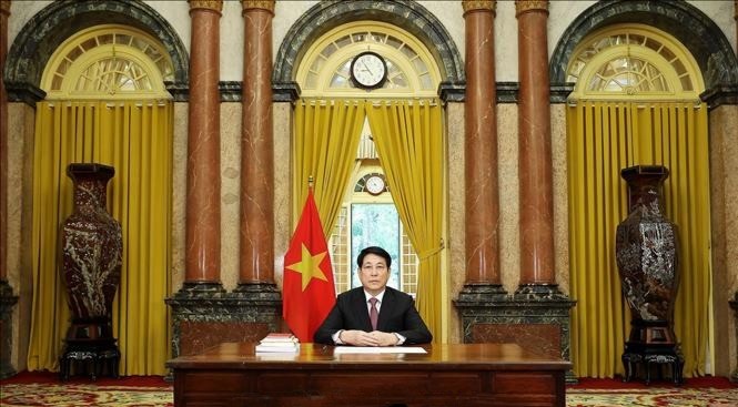 Chủ tịch nước Lương Cường gửi Thông điệp chúc mừng nhân dịp kỷ niệm 80 năm thành lập Liên hợp quốc. luong-cuong-lai-4909.jpg