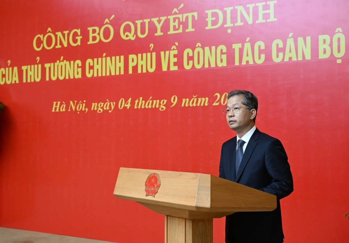 Phó Tổng Thanh tra Thường trực Thanh tra Chính phủ Nguyễn Văn Quảng phát biểu tại buổi lễ 7-5218.jpg