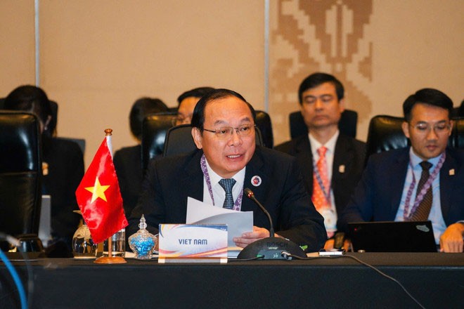 Trưởng đoàn Việt Nam, Thứ trưởng Bộ Nông nghiệp và Môi trường Lê Công Thành dự Hội nghị AMME - 18 ở Langkawi (Malaysia). a3.jpg