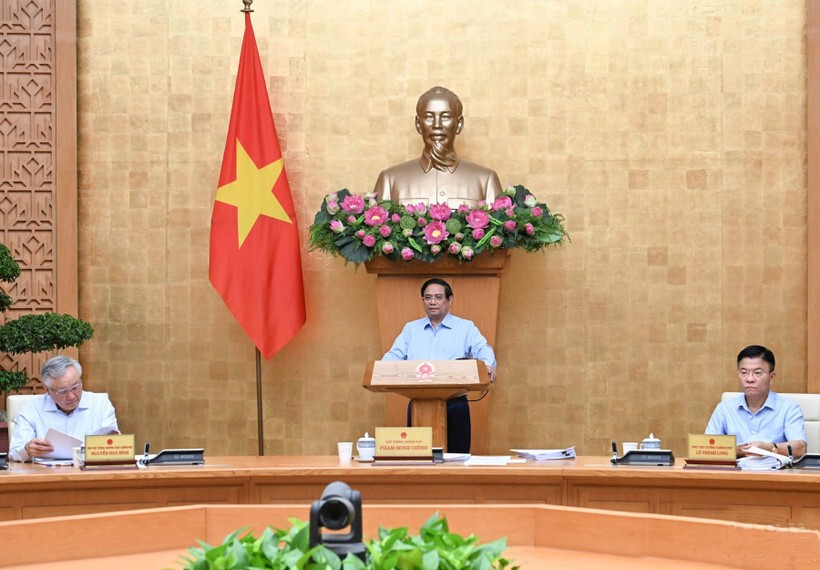 Thủ tướng Chính phủ Phạm Minh Chính chủ trì phiên họp Chính phủ thường kỳ tháng 7 trực tuyến với các tỉnh, thành phố trực thuộc Trung ương. thu-tuong-1-1.jpg