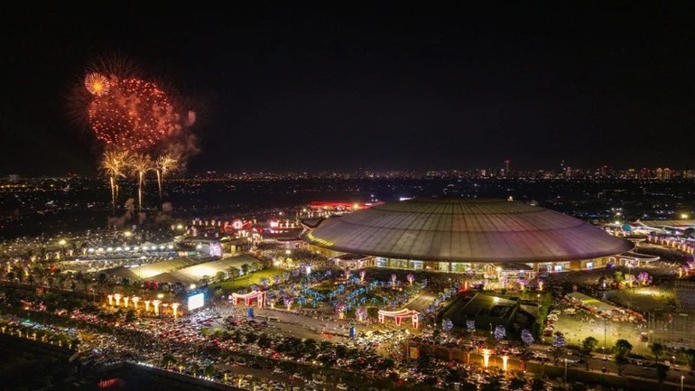 Màn bắn pháo hoa tầm cao sẽ khép lại Triển lãm thành tựu đất nước.