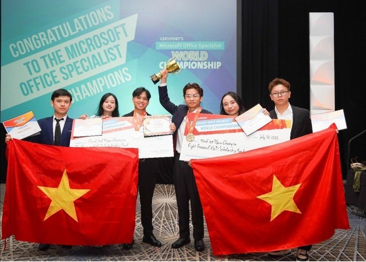 Đội tuyển Việt Nam đạt thành tích xuất sắc tại vòng chung kết thế giới MOS World Championship 2025. tin-hoc-vn-tieu-de-474.jpg