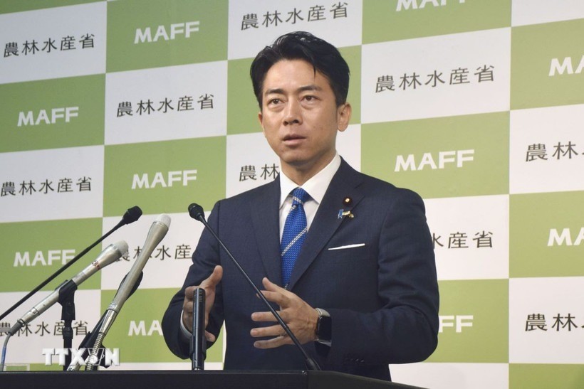 Bộ trưởng Nông nghiệp Shinjiro Koizumi, con trai của cựu Thủ tướng Junichiro Koizumi. baucu-nb.jpg