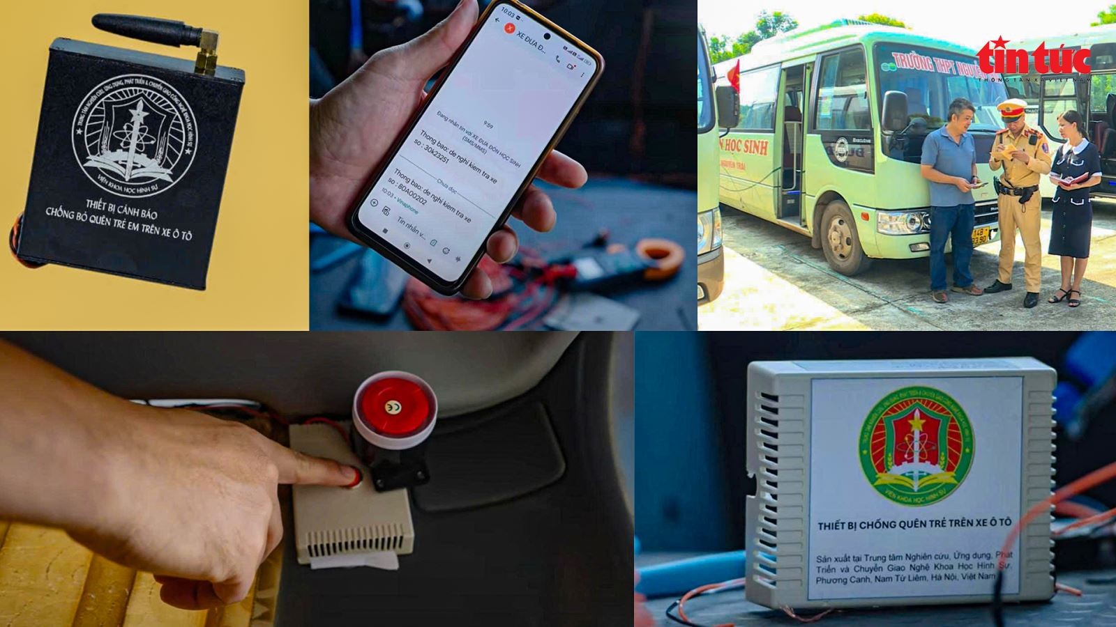 Thiết bị cảnh báo, chống bỏ quên trẻ em trên xe ô tô của Viện Khoa học hình sự, Bộ Công an. Thiết bị cảnh báo, chống bỏ quên trẻ em trên xe ô tô của Viện Khoa học hình sự, Bộ Công an.