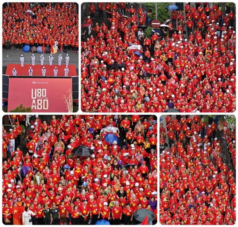 Chương trình có sự tham gia của hơn 1.300 người cao tuổi.