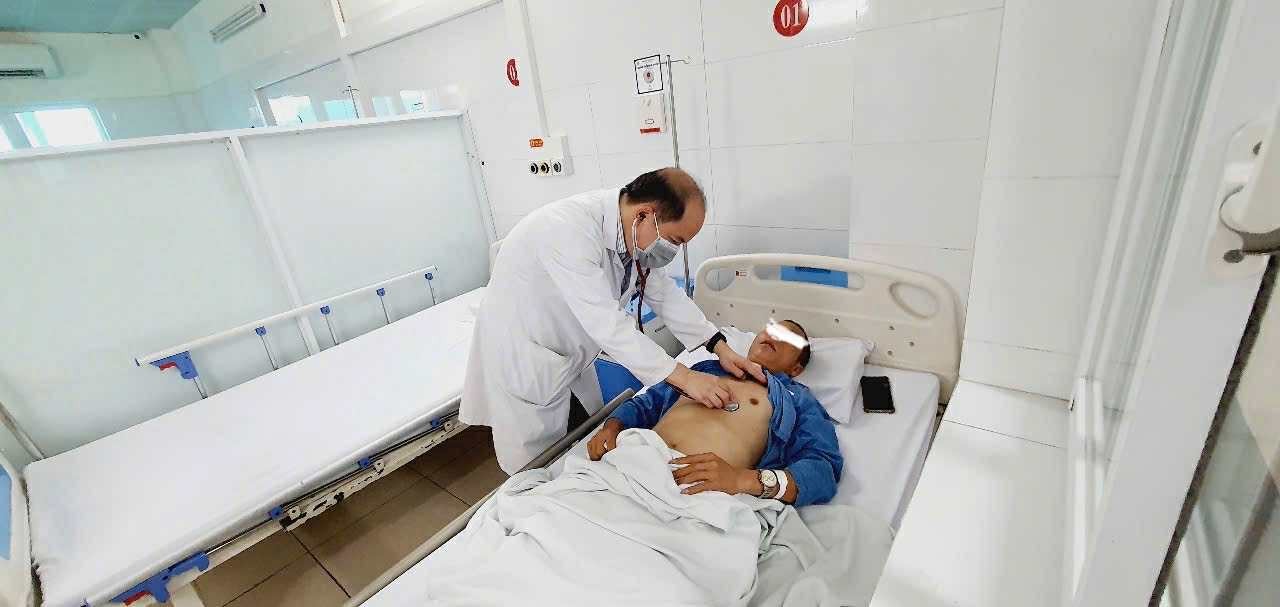 Bệnh nhân đột quỵ điều trị tại Bệnh viện Thanh Nhàn. Bệnh nhân đột quỵ điều trị tại Bệnh viện Thanh Nhàn.