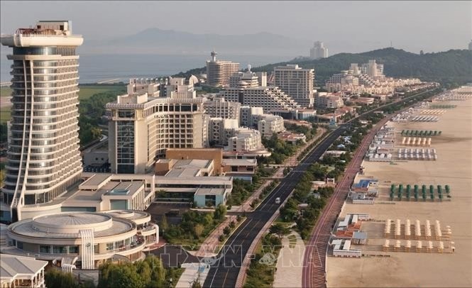 Quang cảnh khu du lịch ven biển Kalma, Triều Tiên, ngày 24/6/2025. 18-7-trieu-tien-2540.jpg