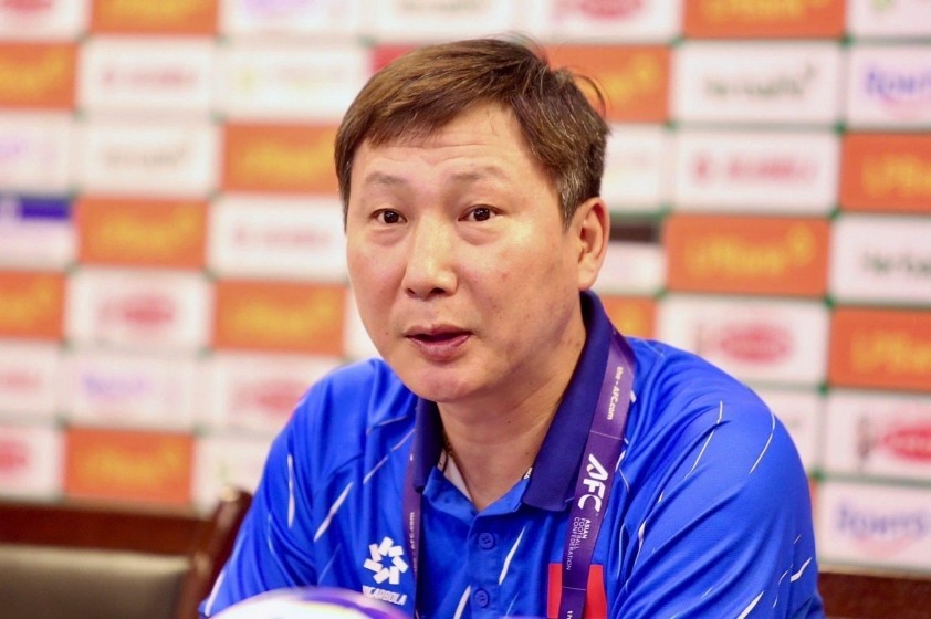Huấn luyện viên Kim Sang Sik quyết tâm lớn ở vòng loại U23 châu Á. hlv.jpg