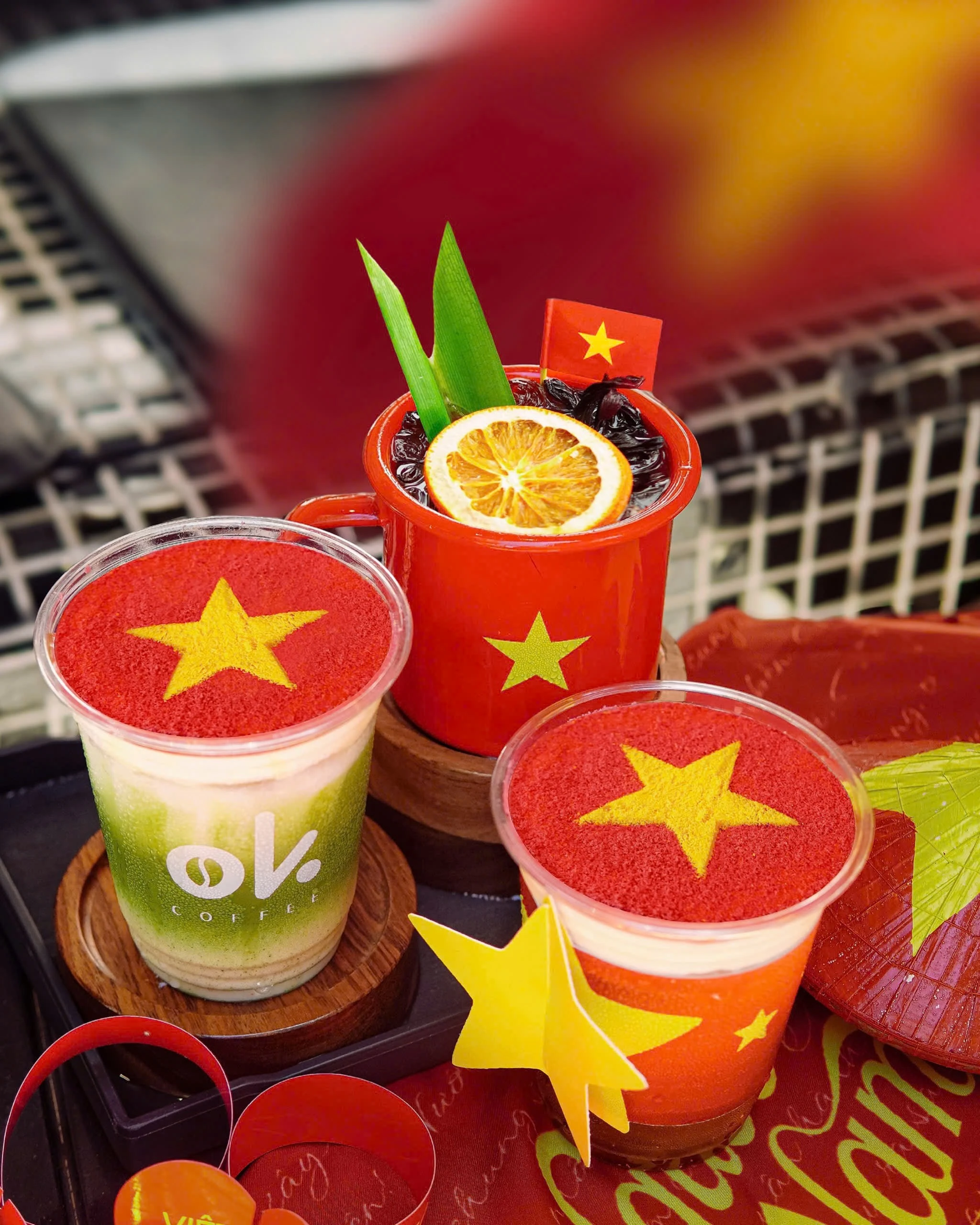 Các đồ uống trong dịp này cũng được lên ý tưởng sáng tạo độc đáo