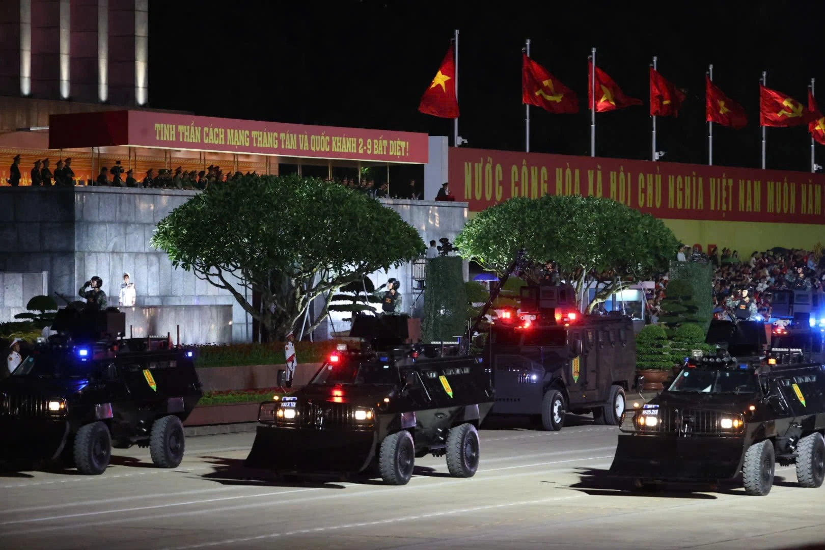 Dàn xe đặc chủng của lực lượng công an.