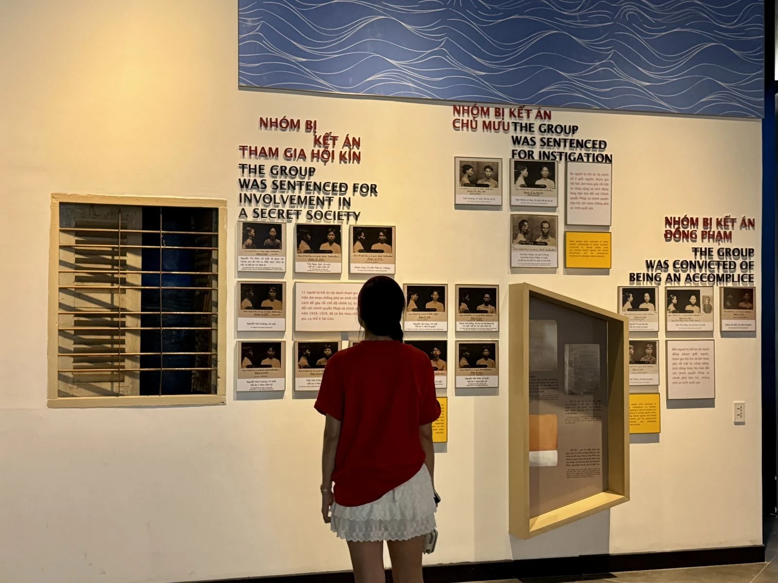 Năm nay Mai và nhiều bạn chọn đến thăm Bảo tàng Tôn Đức Thắng vì nhiều chuyên đề tại đây được tích hợp công nghệ hiện đại, trưng bày ứng dụng công nghệ số gần gũi với thế hệ trẻ.