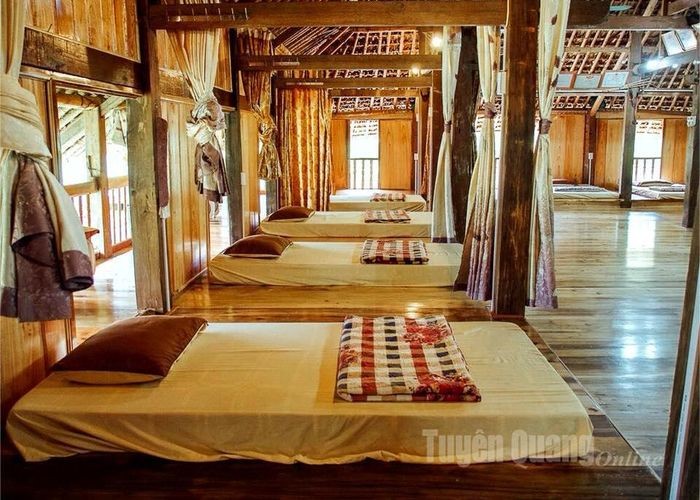 Không gian bên trong chỗ nghỉ cộng đồng của Cậy’Homestay. cay-homstay-2.jpg
