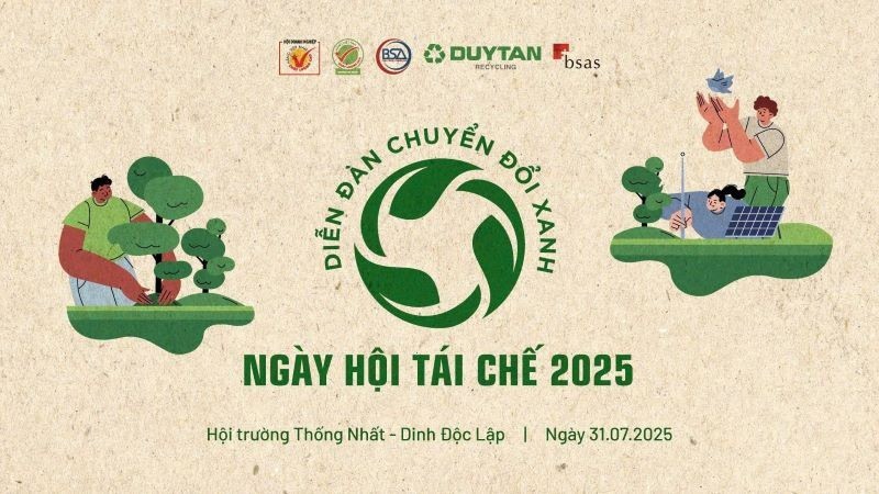 Ngày hội tái chế 2025 sẽ diễn ra vào ngày 31/7. ngay-hoi-tai-che-1.jpg