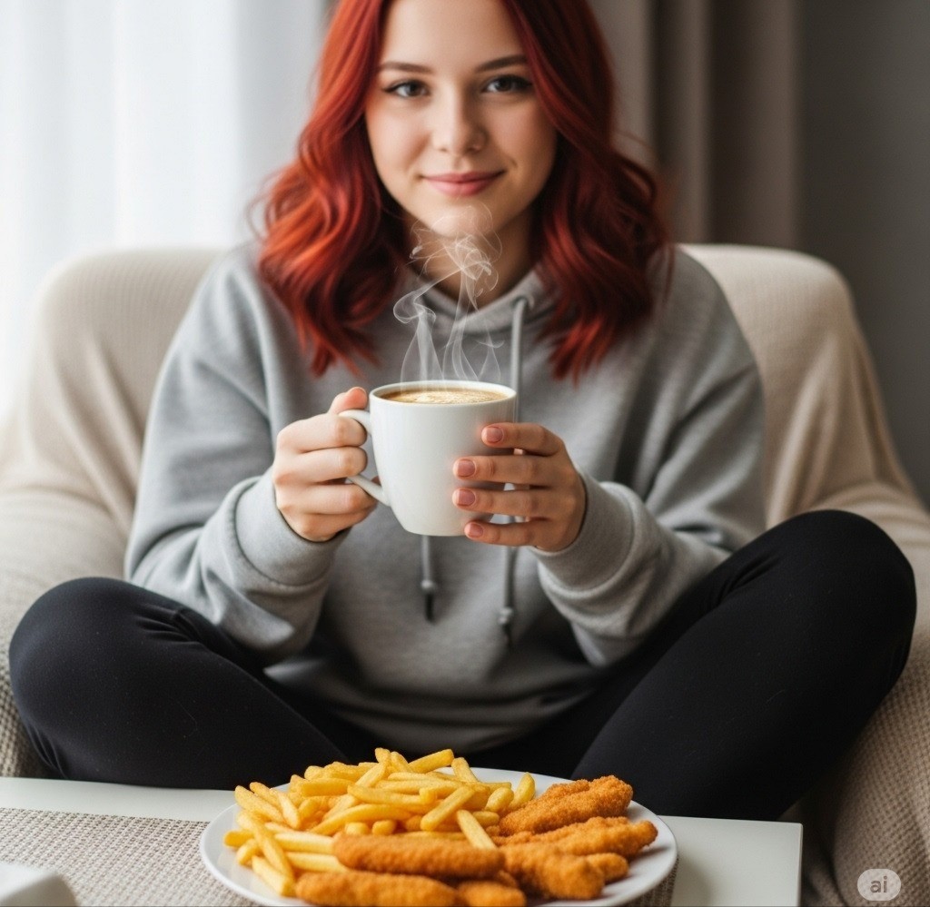 Regular coffee drinkers may need to limit their intake of fried foods to maintain heart health. 18-7-ca-phe-2-4.jpg