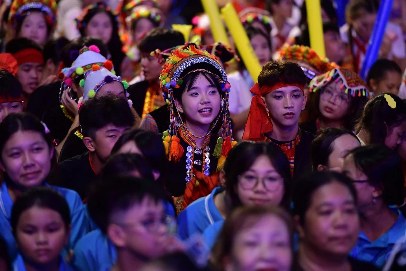 Thiếu nhi Việt Nam tại liên hoan.