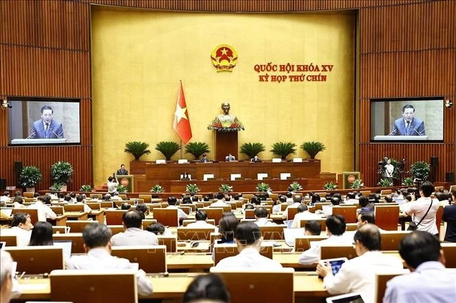 Quang cảnh phiên họp, sáng 19/5. Ảnh: Doãn Tấn/TTXVN