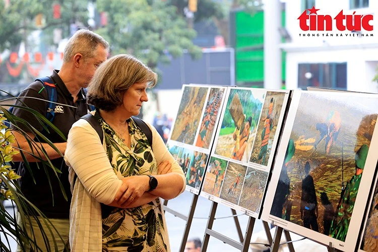 Triển lãm thu hút sự quan tâm của đông đảo người dân và du khách.