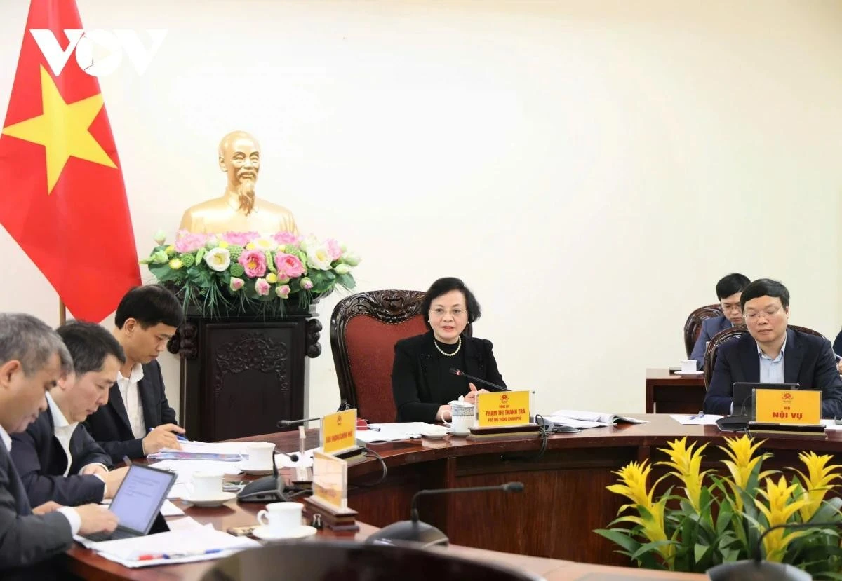 Phó Thủ tướng Chính phủ Phạm Thị Thanh Trà chủ trì cuộc họp với các bộ, ngành về xây dựng dự thảo Nghị định quản lý người giữ chức danh, chức vụ và người đại diện phần vốn Nhà nước tại doanh nghiệp.