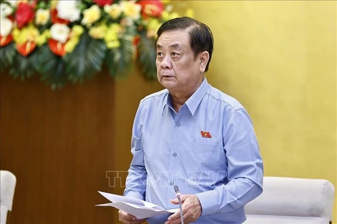 Phó Chủ tịch Quốc hội Lê Minh Hoan phát biểu. Ảnh: Doãn Tấn/TTXVN