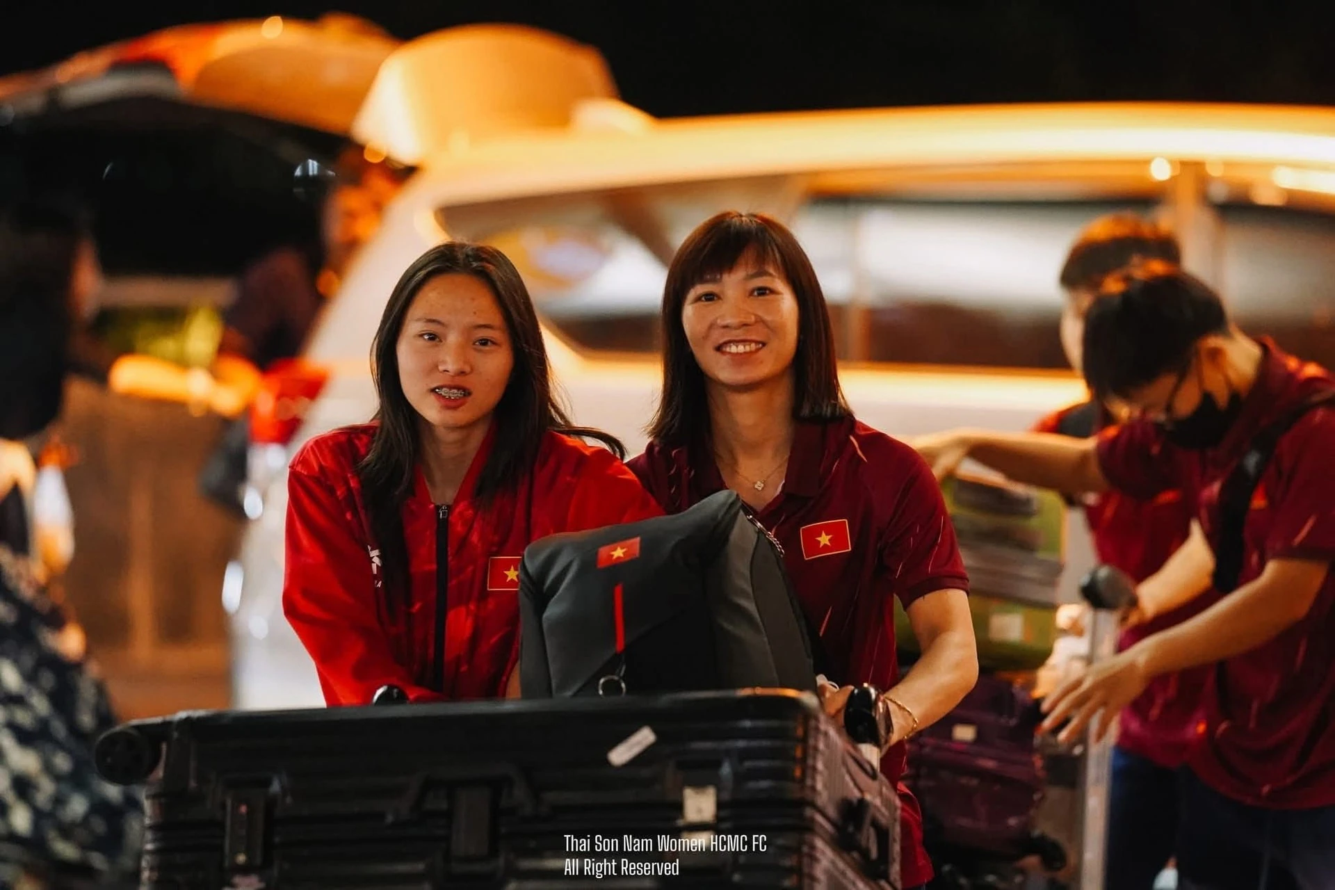 Tuyển futsal nữ Việt Nam lên đường sang Thái Lan tham dự giải futsal nữ vô địch Đông Nam Á 2026. Ảnh: VFF