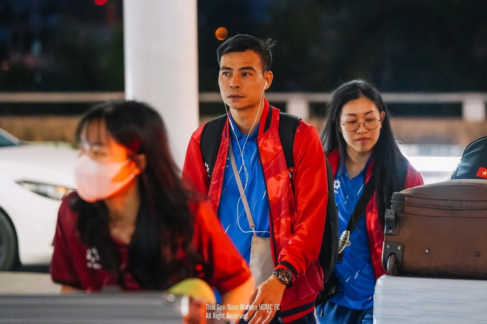 Đội tuyển futsal nữ Việt Nam đã lên đường sang Thái Lan. Ảnh: VFF