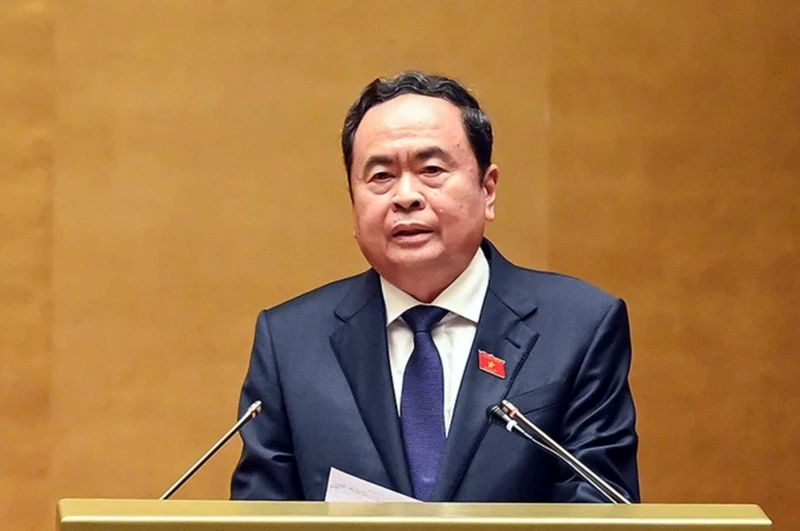 Chủ tịch Quốc hội Trần Thanh Mẫn phát biểu chỉ đạo tại Phiên họp giả định "Quốc hội trẻ em" lần thứ hai.