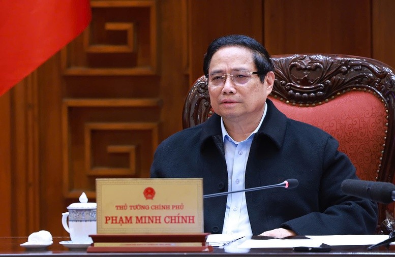 Thủ tướng Chính phủ Phạm Minh Chính phát biểu kết luận cuộc họp về tình hình thực hiện Dự án Cảng hàng không quốc tế Long Thành - Ảnh: VGP/Nhật Bắc Thủ tướng Chính phủ Phạm Minh Chính phát biểu kết luận cuộc họp về tình hình thực hiện Dự án Cảng hàng không quốc tế Long Thành - Ảnh: VGP/Nhật Bắc