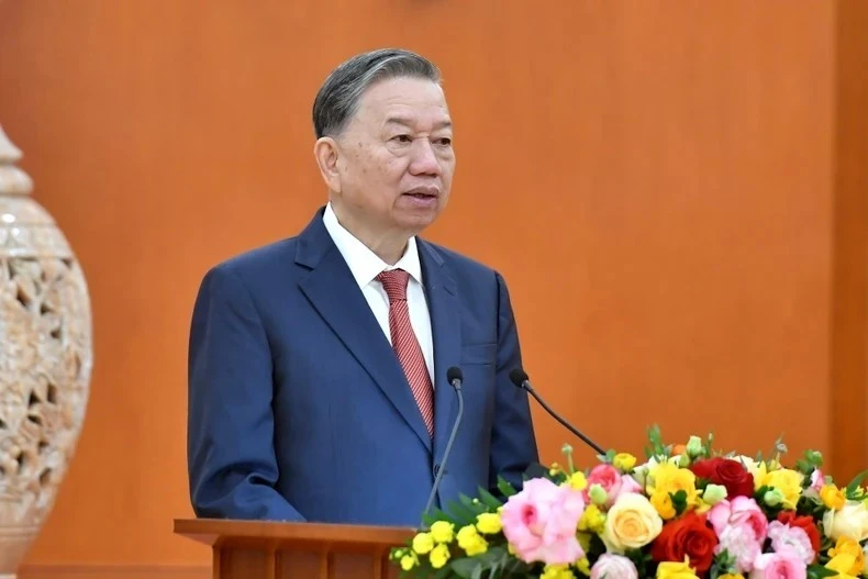 Tổng Bí thư Tô Lâm phát biểu chỉ đạo. (Ảnh: Đăng Khoa)