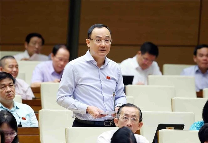 Đại biểu Quốc hội tỉnh Hải Dương Nguyễn Ngọc Sơn. Ảnh: Phạm Kiên/TTXVN